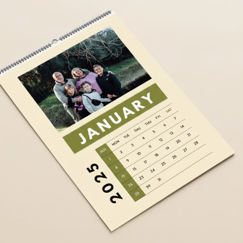 Personalised A3 Calendar