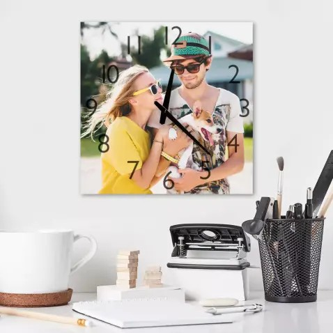 Personalised Canvas Clock – A Timeless Gift with Heart