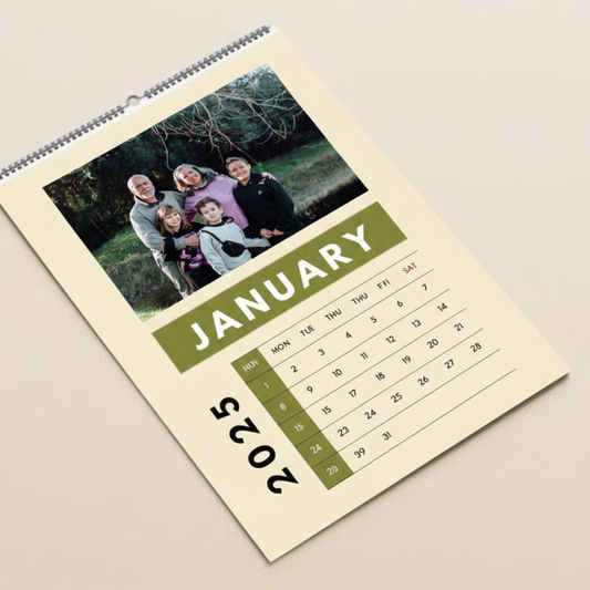 Personalised A3 Calendar