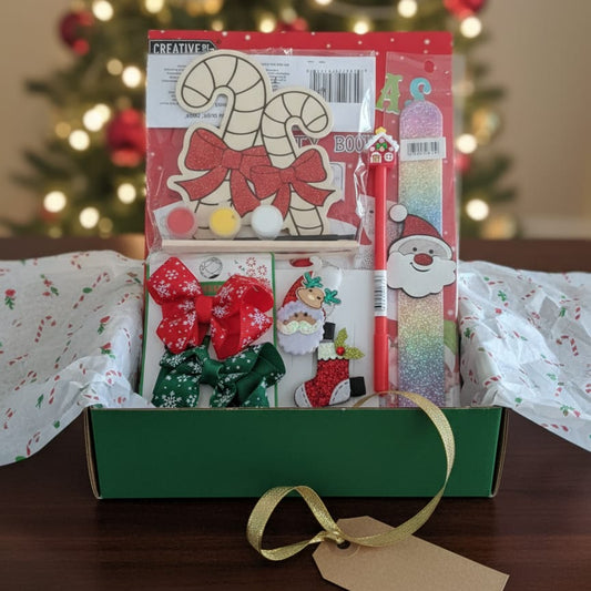 Holly Jolly Christmas Gift Set (With Hair Bow)